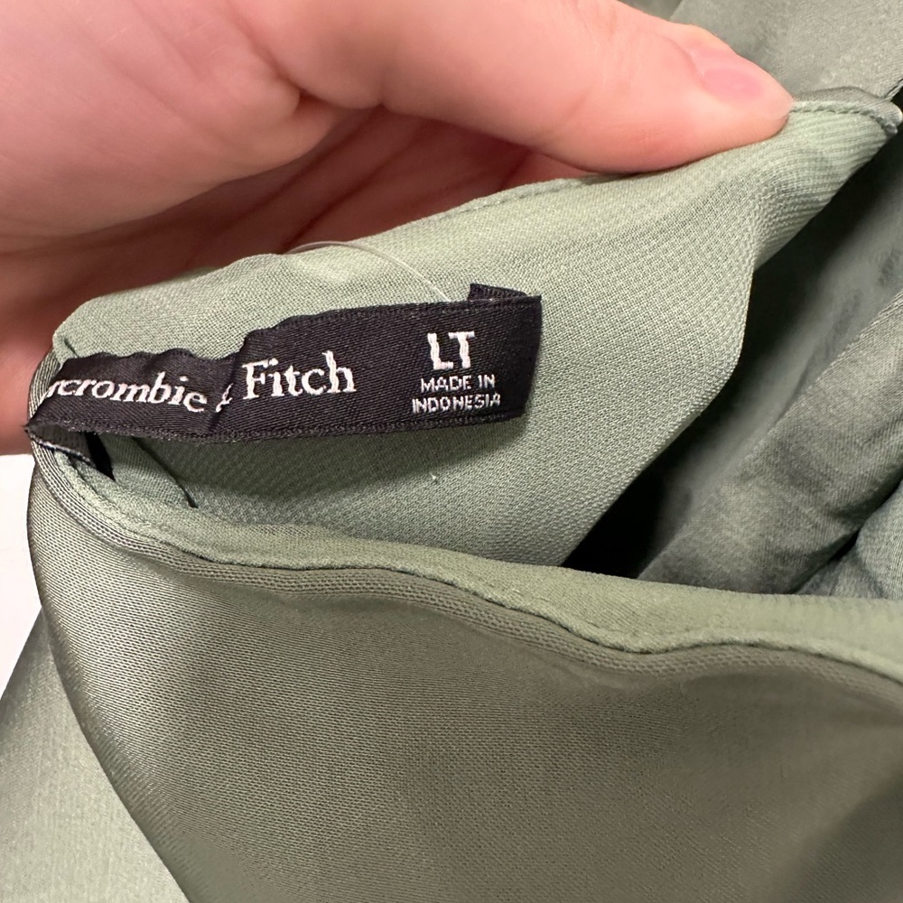 Abercrombie & Fitch Green Halter Maxi Dress - Picture 8 of 10
